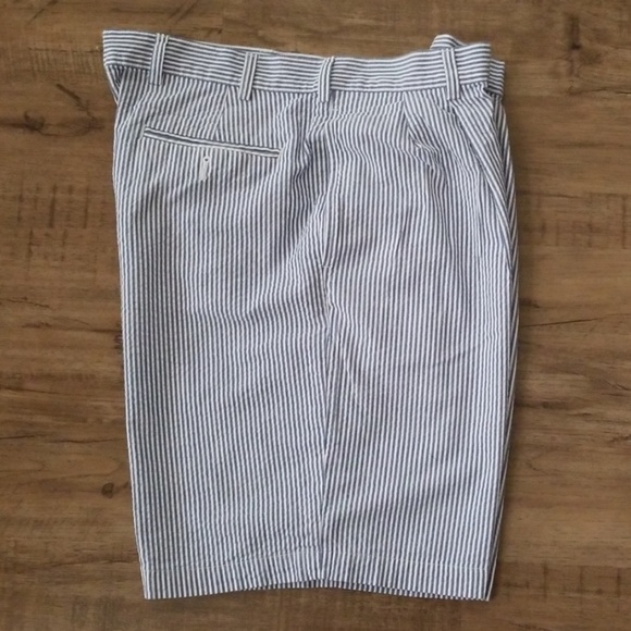 Stays Cool Cotton Pleated Front Seersucker Sl - Picture 4 of 4